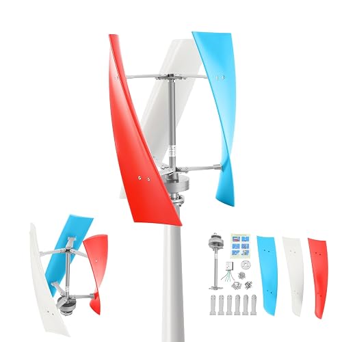 400W Wind Turbine Generator Kit, 12V Vertical Helix Wind Power System ...