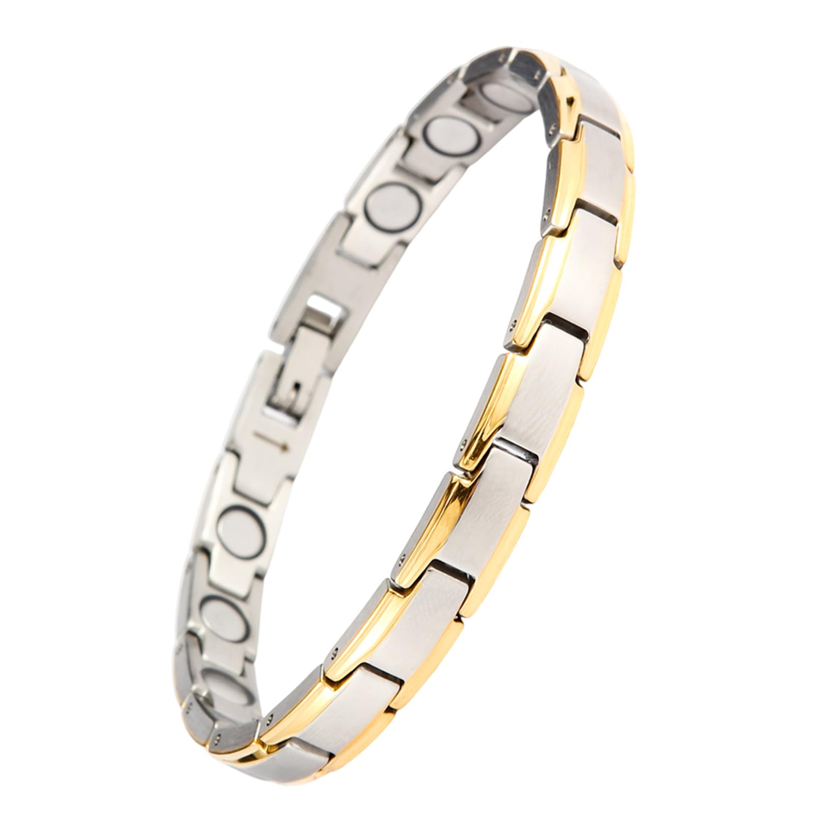 HAQI Powerful Magnetic Bracelet for Men and Women,3500 Gauss Strong Magnets Bracelet with Gift Box & Removal Tool (Women)