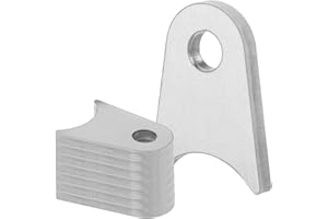 ALVKTORA Weld On Tabs,Axle Weld tab, Weld on Shock mounts, Weld on Shock Bracket, Triangle Weld On Tabs with 1/2" Hole,1-3/4" Wide, Fits 3/5" to 2-1/2" Axle Pack(8 PCS)