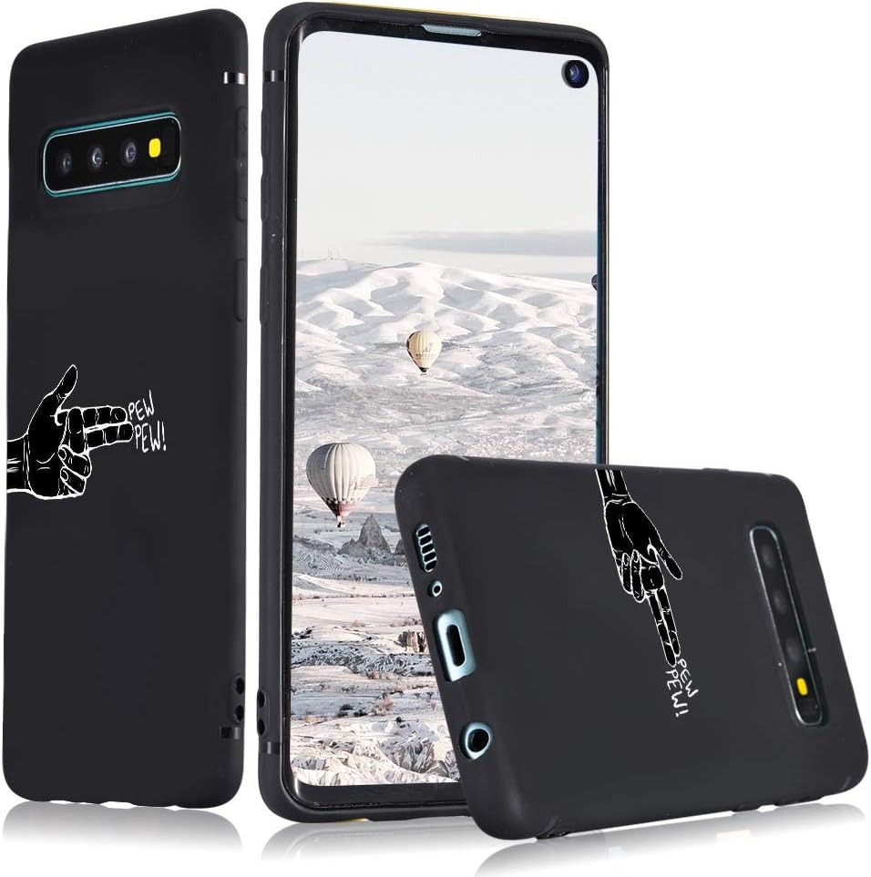 LuGeKe Cool Shooting Phone Case Cover for Samsung Galaxy S8 PEW PEW Printed Phone Cover Shell Frame for Samsung Anti-Scratch and Comfortable (Amusing Shooting)