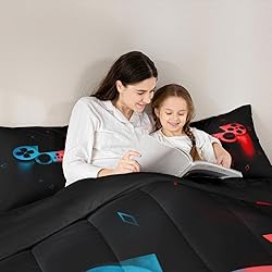 Erosebridal Boys Gamepad Comforter Set Queen,Play