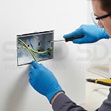 Home.smart 5 x Double Metal Back Box 35mm Flush Pattress 2 Gang Sockets view 8