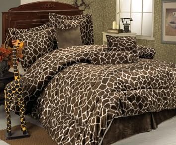 Giraffe Print Bed Sheets