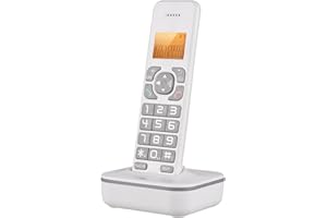 D1102B Cordless Phone with Answering Machine Caller ID Call Waiting 1 6 inch Backlight LCD 3 Lines Screen Display Rechargeabl