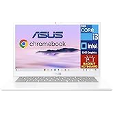 ASUS Chromebook Plus CX34 with Google AI 14.0" FHD Display (Intel i3-1215U, Intel UHD Graphics, 8GB LPDDR5, 128GB SSD, Backlit KB, WiFi 6, HD Webcam, Bluetooth 5.4, Chrome OS) (Renewed)