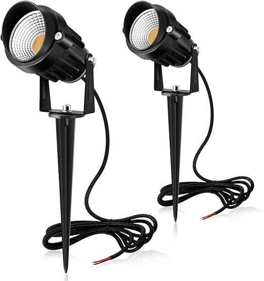 (2 Unidades) LED Luces Solares, Luz De Paisaje Al Aire Libre, Lámpara