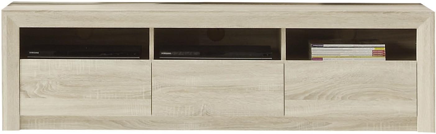 Furnline TV Furniture Lowboard Sevilla Canadian Oak, Brown