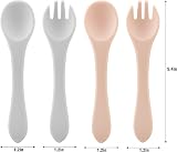 PandaEar Silicone Feeding Set 2 Divided Plates 2 Bowls 2 Tiny Cups Pink Gray view 7
