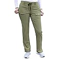 Adar Pro Scrubs for Women - Skinny Leg Yoga Scrub Pants