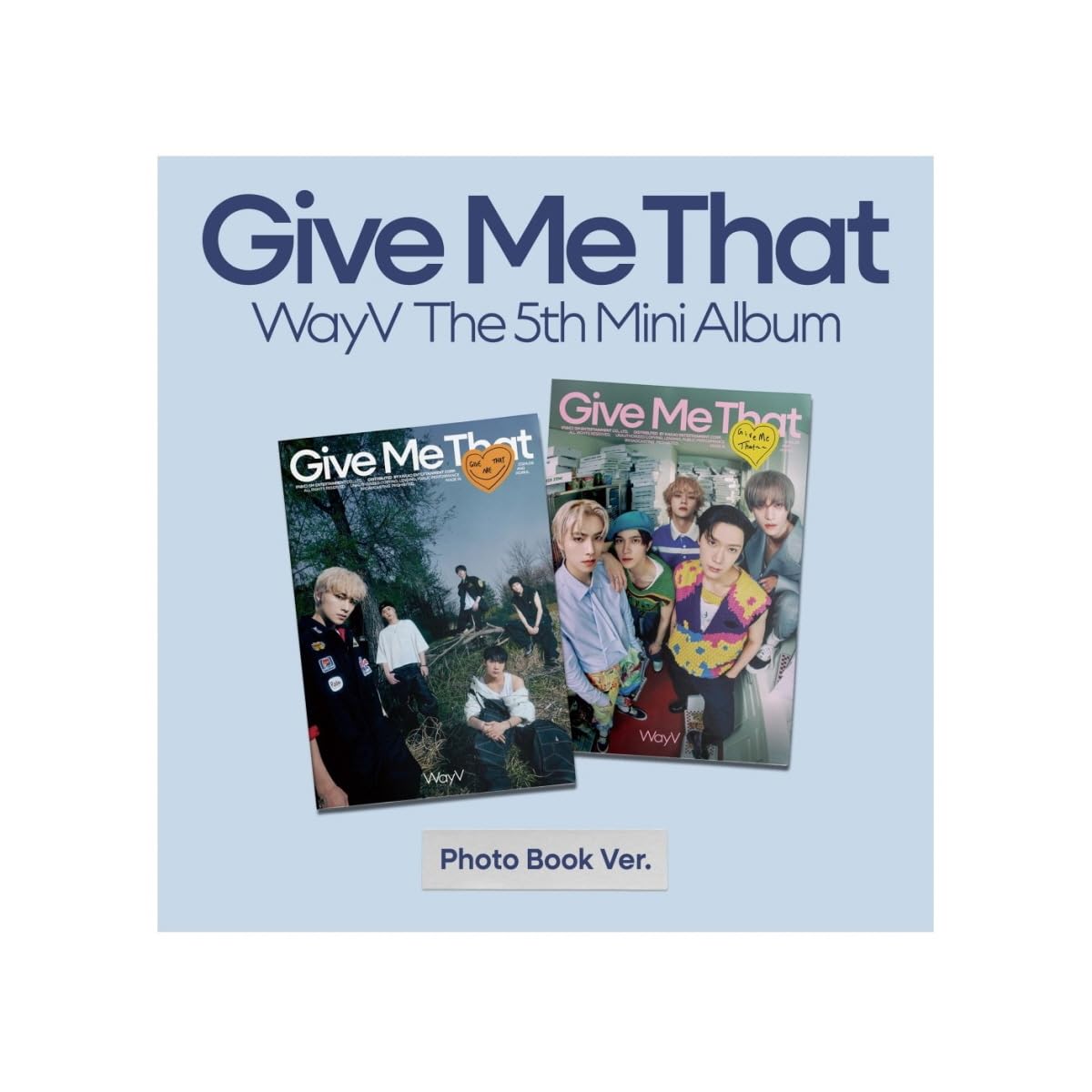 WayV - Give Me That [Photo book Ver.] 5th Mini Album+Store Gift (A ver.)