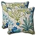 Pillow Perfect Outdoor/Indoor Splish Splash Marina Throw Pillows, 18.5