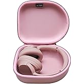 Headphone Headset Case Compatible with JBL, Beats, Sony, Soundcore Anker, Raycon, TOZO, SteelSeries, Logitech, Jabra, Bose, Audio-Technica, Sennheiser Headphones, Rose Gold+Pink