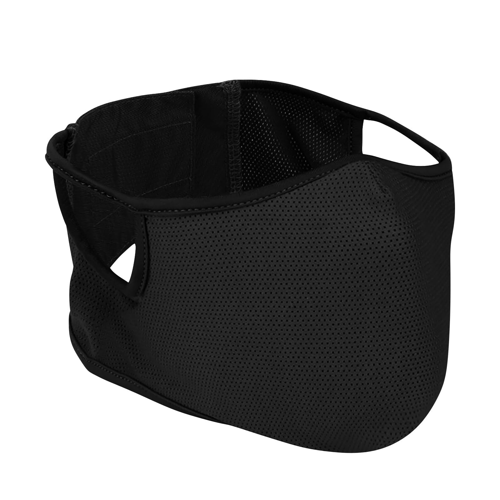 Qavctw Tactical Shooting Mask - Foldable Airsoft Silicone Half Face Mesh Military Mask for Shooting, Riding, Climbing, Paintball, Hunting, M-Black