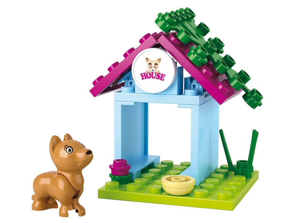 Sluban Dog House Building Set