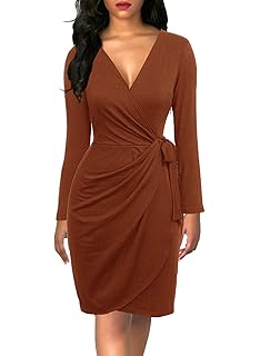 my whole heart burgundy long sleeve wrap dress