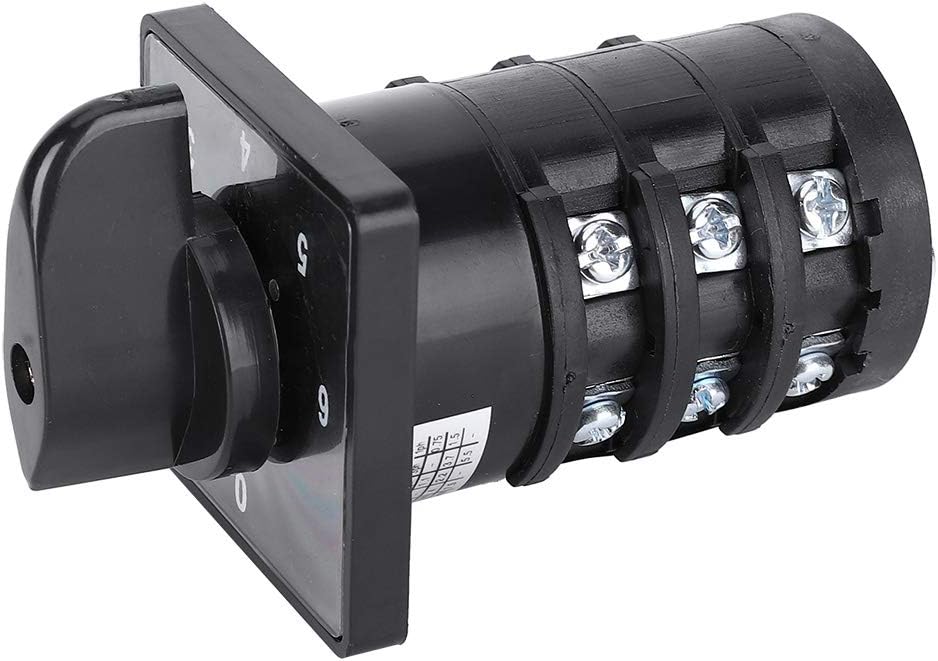 Rotary Switch Changeover 7 Position Rotate Cam Combination 20A 500V 4W HZ5B-20/3.0-6 Electrical Power Supply Switch - Image 5