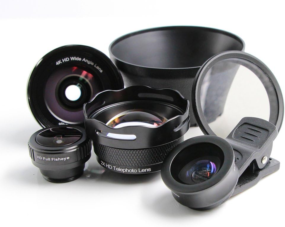 3th Gen Upgrade Camera Lens Kit, 4 in 1 20X Macro Lens, 2X