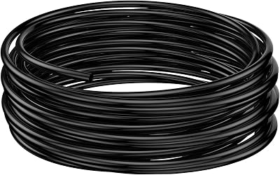 Pawfly Aquarium Airline Tubing 25 m 4-6 mm PVC Hose Black