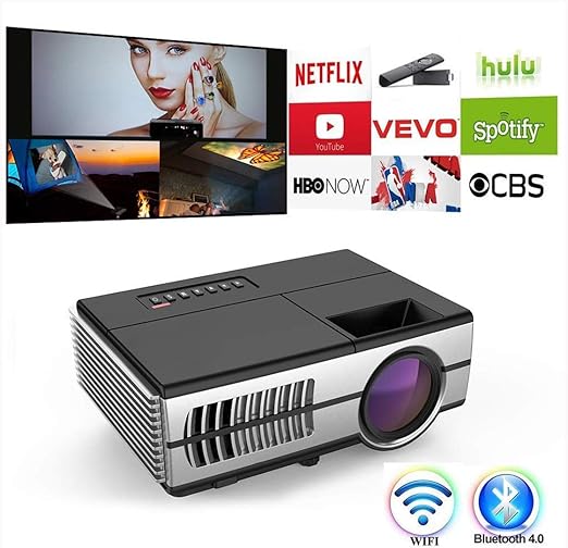 Ai LIFE Mini proyector WiFi Bluetooth HDMI Proyector de Video ...