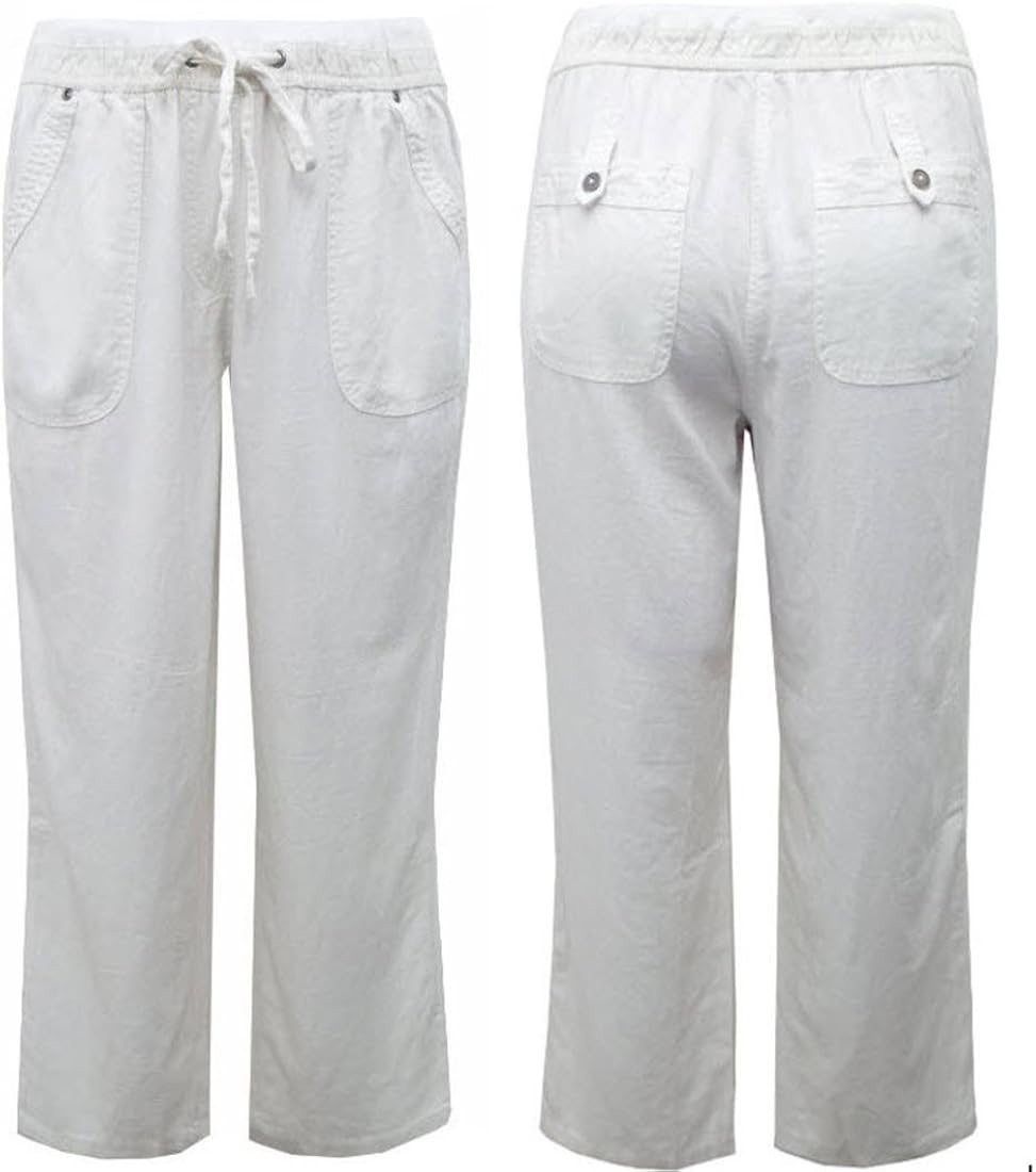 linen trousers size 22