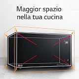 LG NeoChef 23L Touch Microwave 1150W Black Smart Inverter Technology view 5