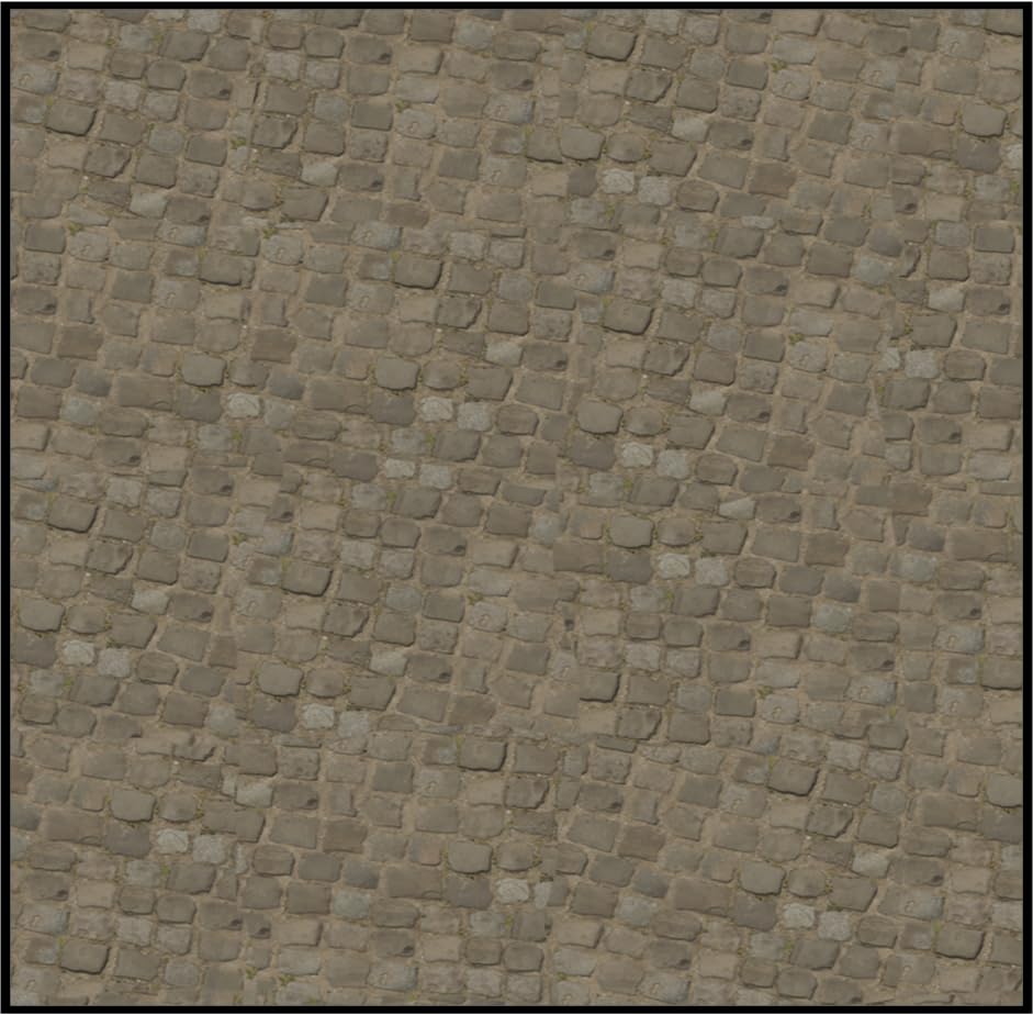 Real Cobbles Street Pattern Modelling Card for Model Railways, Dioramas & Wargaming Terrain - 0 to 00 Scale Card A2 4X A4 Double Sided