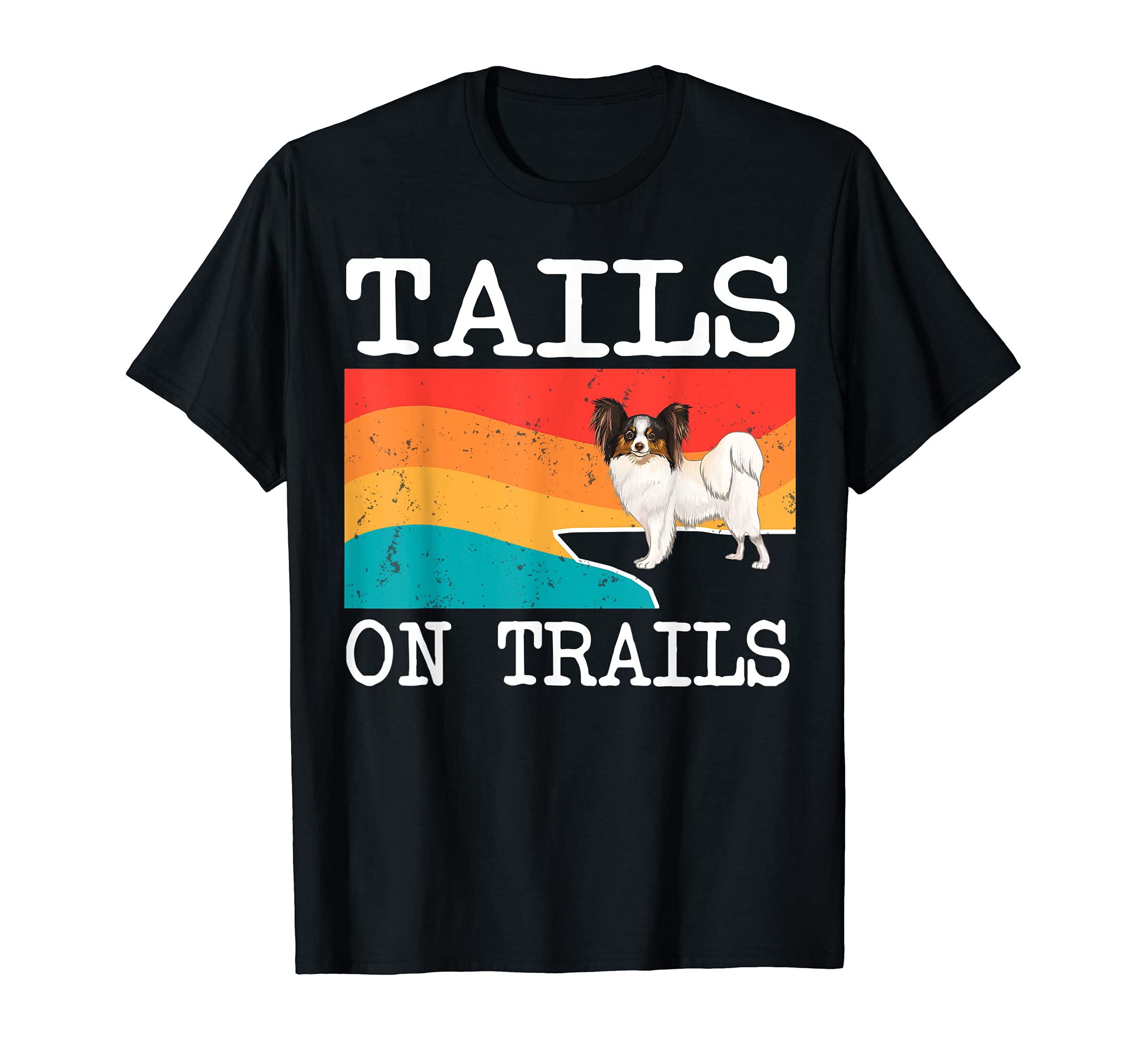 Tails On Trails Soft Coated Wheaten Terrier Dog Funny Hiking T-Shirt