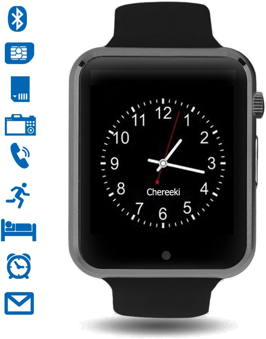 Smartwatch, CHEREEKI Bluetooth Smart watch Reloj Inteligente ...