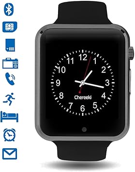 Smartwatch, CHEREEKI Bluetooth Smart watch Reloj Inteligente ...