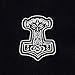 M-Tac Mjolnir Viking 3D PVC Morale Patches Military Tactical Army Morale (White)