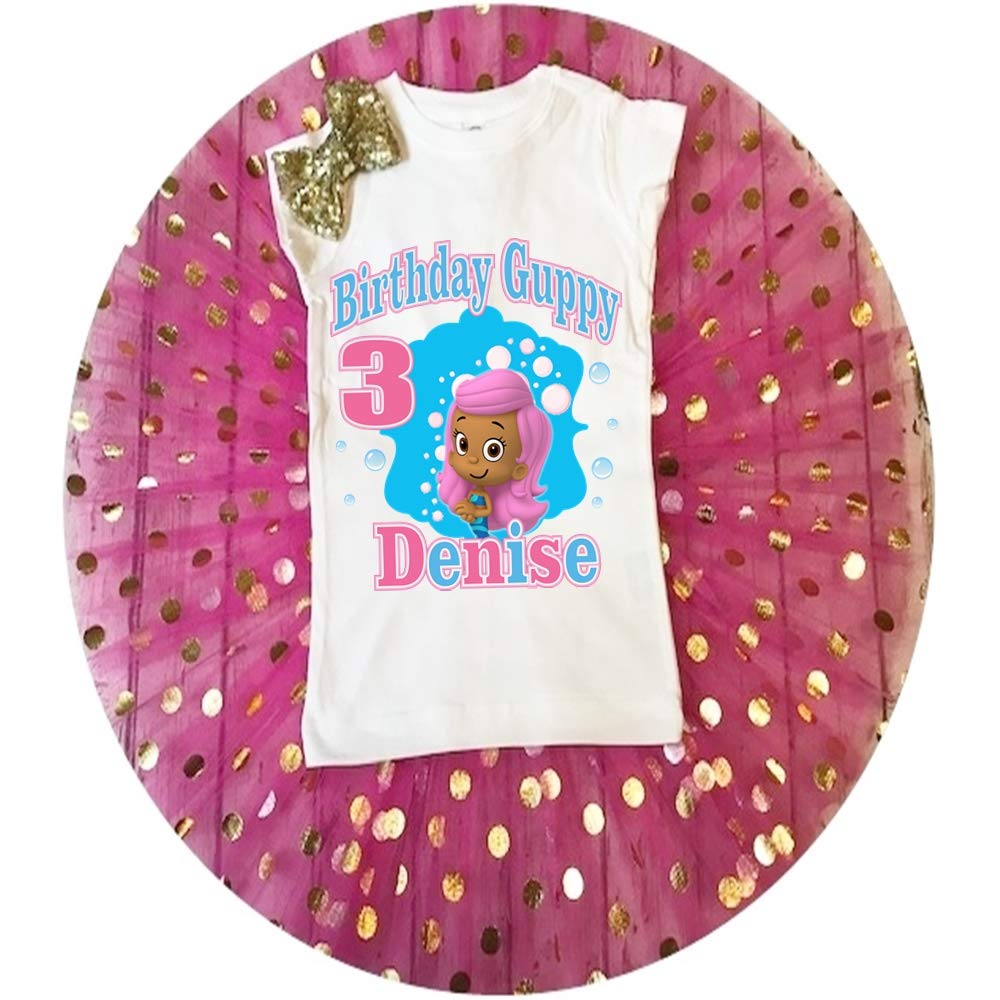 bubble guppies 1st birthday outfit for girl