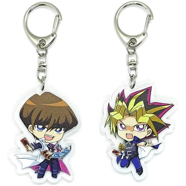 Amazon.com: EBTY DREAMS Inc. - Set of 2 Yu Gi Acrylic Keychain