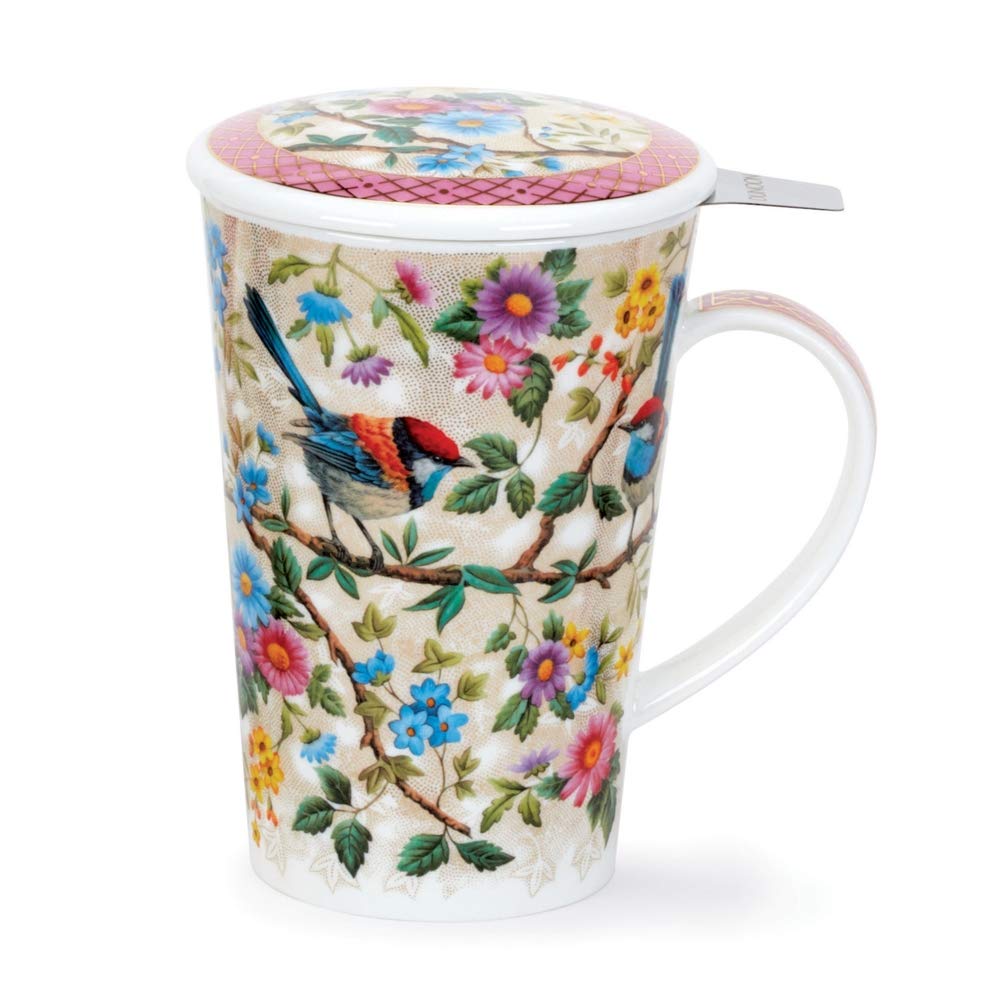 Dunoon SH-SATO-XX Satori Bone China Mug Lid and Infuser Set - Shetland Shape 0.44l