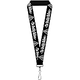 Lanyard Harry Potter The Deathly Hallows Symbol Black White