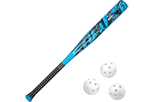 Ortiz34 Bat & Ball Set - Graffiti Plastic Bat & Ball Homerun Set- David Ortiz Backyard Baseball Set for Youth, Kids, Teenagers, Adults