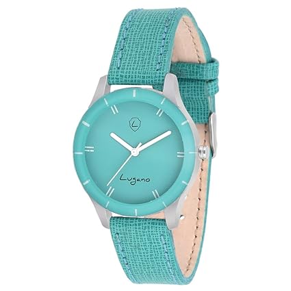 Lugano Analogue Blue Dial Women's Watch - Lg2014