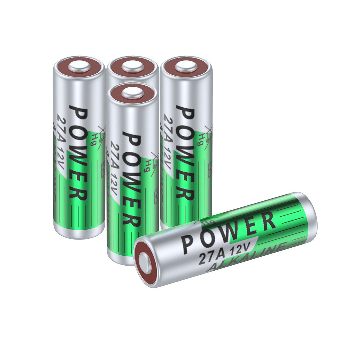 EBL 5 Stück 27A Alkaline Batterie Typ A27 MN27 V27A WE27A L828 Batterien