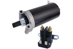 STABSOLI Starter Motor with Solenoid Relay for Kohler Courage Engine for Cub Cadet RZT 42 46 50 54 L42 L46 L50 L54 S42 S50 S54 2011-2013, GTX1054 LGT1050 LGTX1050 2010-2013, 3209801 32-098-01S