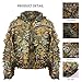 Amoper Ghillie Suit 3D Leafy Hunting Suits, Outdoor Hooded Camouflage Clothing for Man, Gilly Camo Suit with Jacket & Pants