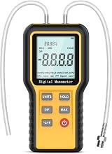BTMETER QX-1201 Digital Manometer Gas Pressure Meter HVAC Dual Port view 1