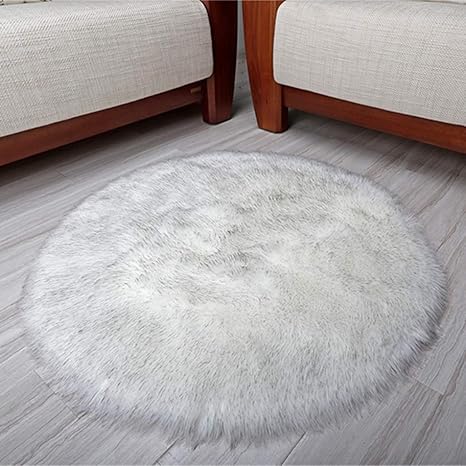 Amazon カーペット ラグ 白 絨毯 じゅうたん 洗濯可能 洗える 円形 60cm センターラグ カラー シャギーラグ マットカーペット 丸洗い 春夏秋冬 床暖房対応 ホットカーペット 丸型 おしゃれ ラグマット 滑り止め インテリア オールシーズン ラグ カーペット オンライン通販