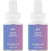 Pura & Moodcast Home Scent Refill - Smart Air Diffuser - Up to 120-Hours of Luxury Fragrance per Refill - Home Essential - Clean & Safe Diffuser Fragrance - 2 Pack, BFF