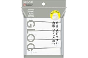 Kokuyo Gloo Square Glue Stick, Firm Stick, Small Size, Pack of 5, Japan Import (TA-G301-5P)