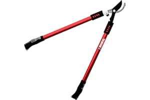 TABOR TOOLS GL16A Bypass Lopper, Chops Branches with Ease, Classic 28 Inch Tree Trimmer, Branch Cutter with 1 1/4 Inch Clean Cut Capacity.