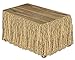 Raffia Table Skirting (natural) Party Accessory  (1 count) (1/Pkg)