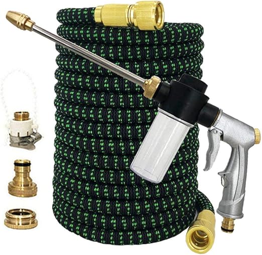 FMIN Expandable Garden Hose Garden Hose Spray Water Nozzle