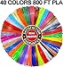COLORALL 3D Pen Filament Refills 1.75mm PLA 40 Colors Total 800 Feet (23 Solid / 5 Metallic / 4 Fluo / 4 Transparent / 2 Silk / 2 Glow)- Mega Gift Set with Individual Packs