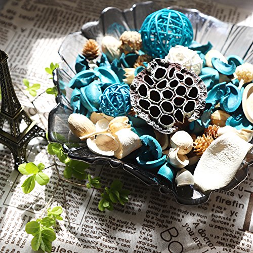 image for Qingbei Rina Gift,Turquoise Ocean Scent Fall Potpourri Dried Flower Ba