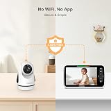 HelloBaby 6-Inch Video Baby Monitor Large Screen No WiFi 2-Way Talk view 5