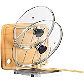 YQh pot lid holder,Two-compartment Stainless Steelcooking rack,pot lid holder while cooking,spoon rest with lid holder,spatula holder for counter,stove top shelf spoon and lid rest,pot lid organizer